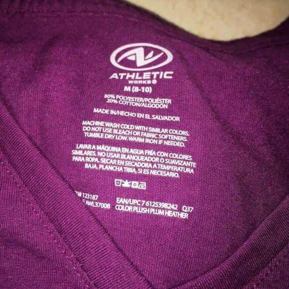 Athletic Pair 2 Short Sleeve Shirts Mediumm - Picture 6 of 9